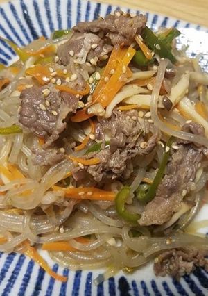 【韓国料理】チャプチェ-レシピのメイン写真
