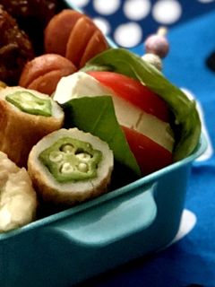 お弁当に♪ミニトマとクリチのカプレーゼ風-レシピのメイン写真