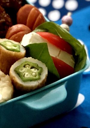 お弁当に♪ミニトマとクリチのカプレーゼ風-レシピのメイン写真