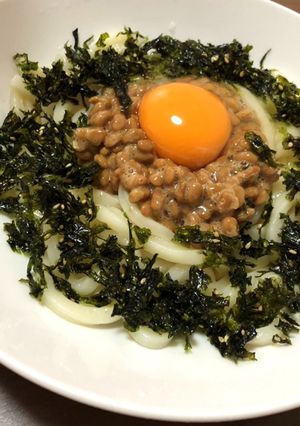 納豆うどん-レシピのメイン写真
