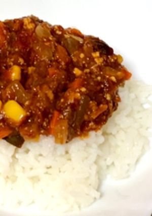 鯖缶で☆野菜たくさんズボラなドライカレー-レシピのメイン写真