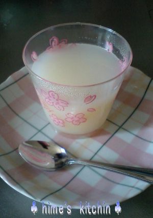 離乳食①　簡単カルピス寒天 ♬　-レシピのメイン写真