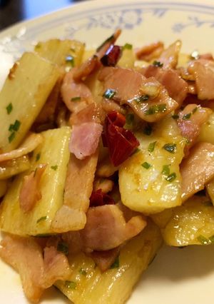 長芋とベーコンのバター醤油炒め-レシピのメイン写真