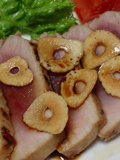 まぐろのガーリックステーキ☆バター醤油-レシピのメイン写真