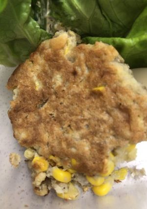 肉なし粉なし！コーンとおからのおやき-レシピのメイン写真