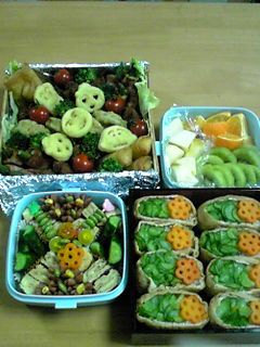 ◇運動会◇お弁当→2008-レシピのメイン写真