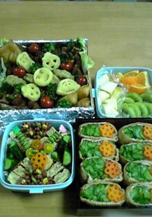 ◇運動会◇お弁当→2008-レシピのメイン写真