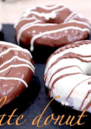 ホットケーキミックスでチョコドーナツ-レシピのメイン写真
