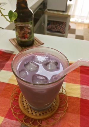 ブルーベリーミルク-レシピのメイン写真