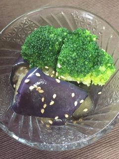 作り置き*ナスとブロッコリーの煮浸し風-レシピのメイン写真
