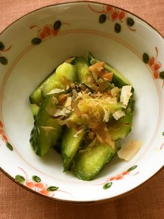 きゅうりの梅かつお和え-レシピのメイン写真