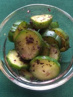 きゅうりのゆかり和え(透析食)-レシピのメイン写真
