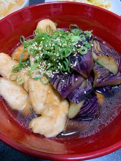 鶏むね肉と茄子の南蛮漬け-レシピのメイン写真