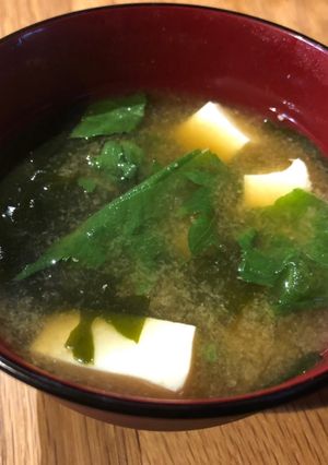 爽やか♪大葉入り味噌汁-レシピのメイン写真