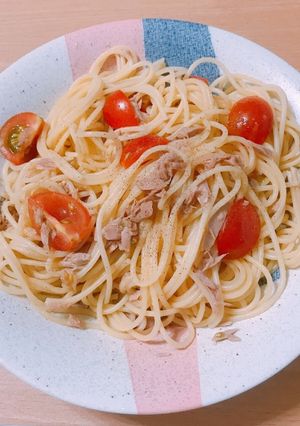 まぜるだけ！トマトとツナのパスタ-レシピのメイン写真