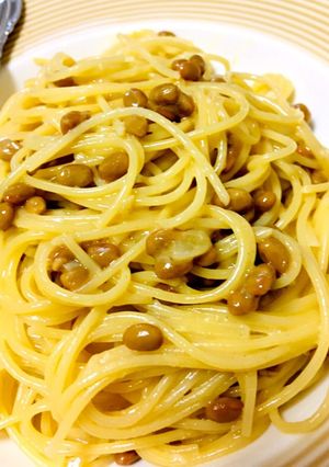 納豆パスタ＊バター風味-レシピのメイン写真