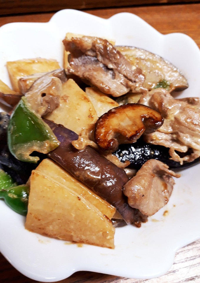 豚肉とナスのオイマヨ炒め-レシピのメイン写真