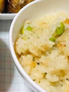 枝豆とじゃこの炊き込みご飯-レシピのメイン写真