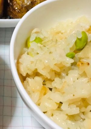 枝豆とじゃこの炊き込みご飯-レシピのメイン写真