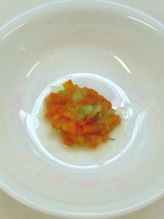 【離乳食中期】にんじんのきゅうり衣和え-レシピのメイン写真