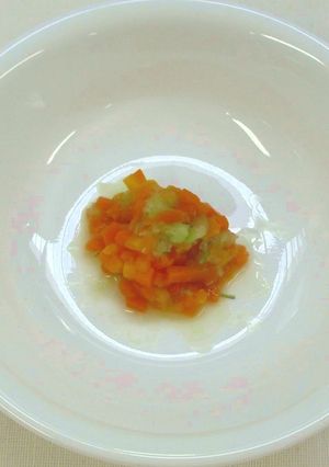 【離乳食中期】にんじんのきゅうり衣和え-レシピのメイン写真