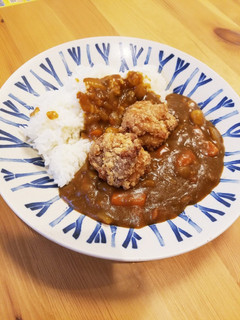 ☆子供作!唐揚げカレー☆-レシピのメイン写真