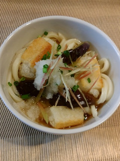 揚げ餅となすのおろしうどん-レシピのメイン写真