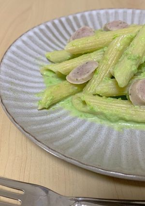 青えんどう豆のクリームパスタ-レシピのメイン写真