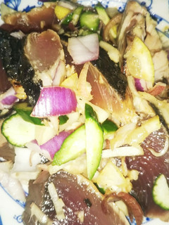 我が家の鰹タタキ(血管ダイエット1384-レシピのメイン写真