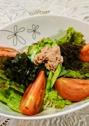 海藻✩冷やしラーメン-レシピのメイン写真