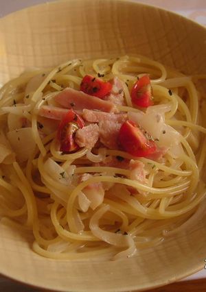 ミルクパスタ-レシピのメイン写真