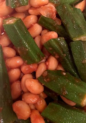 大豆とオクラのピリ辛おつまみ-レシピのメイン写真