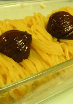 モンブランチーズケーキ-レシピのメイン写真