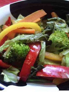 簡単昼食;シンプル温野菜-レシピのメイン写真