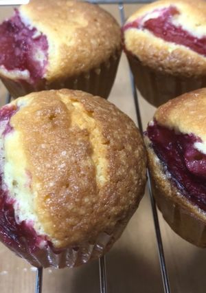 【簡単☆】プラムのカップケーキ-レシピのメイン写真