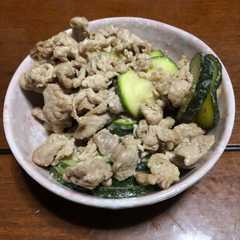 豚肉とズッキーニのマヨ炒め-レシピのメイン写真