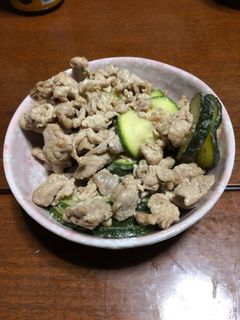 豚肉とズッキーニのマヨ炒め-レシピのメイン写真