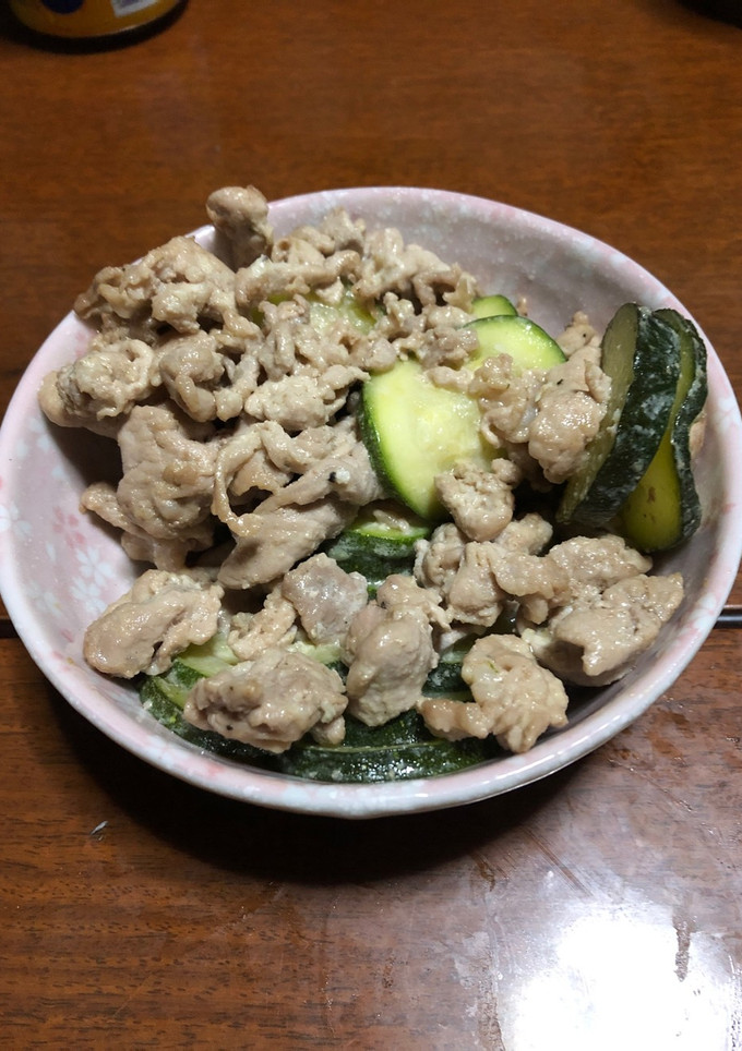 豚肉とズッキーニのマヨ炒め-レシピのメイン写真