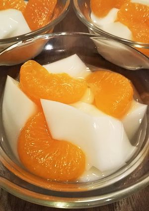 牛乳寒天(みかん)-レシピのメイン写真