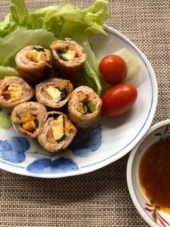 キムチとチーズの豚肉巻き-レシピのメイン写真