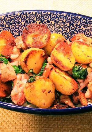 鶏肉とじゃがいもの炒め物-レシピのメイン写真