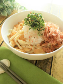 レンジで!汁なし いなりおろしうどん-レシピのメイン写真