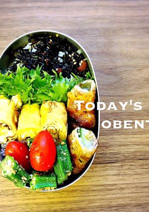 ズッキーニの肉巻き弁当♪♪-レシピのメイン写真