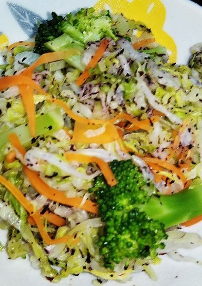 野菜のゆかり和えサラダ-レシピのメイン写真