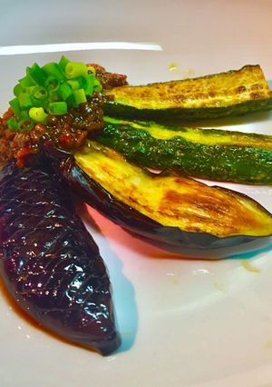 No2267茄子と胡瓜の肉田楽-レシピのメイン写真