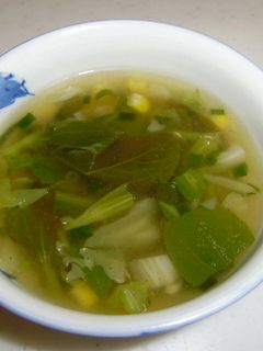 青梗菜のとろとろ中華スープ-レシピのメイン写真
