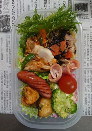 高校生男子弁当(^-^)36-レシピのメイン写真