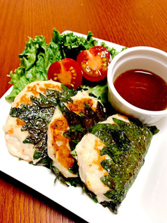 鶏つくねの大葉巻き-レシピのメイン写真