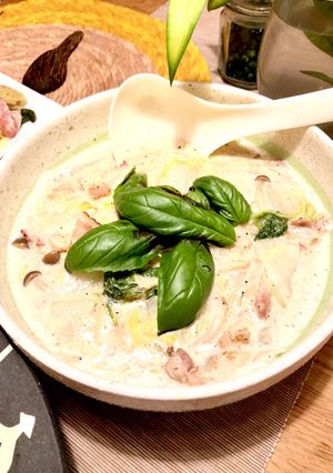 白菜としめじのクリーム煮(^｡^)-レシピのメイン写真