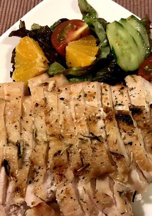 魚焼きグリルで簡単！手抜き放置チキン♪-レシピのメイン写真